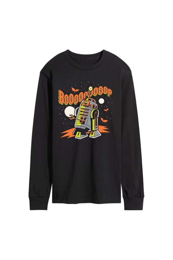 - Boooop R2D2 - Men's Long Sleeve Graphic T-Shirt