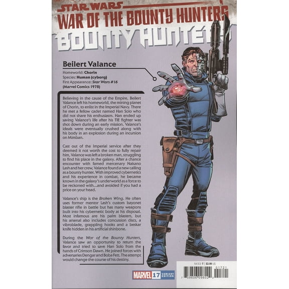 Star Wars: Bounty Hunters #17A VF ; Marvel Comic Book