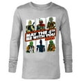 thumbnail image 1 of Star Wars Bounty Hunters May The 4th Be With You 2022 - Long Sleeve T-Shirt for Men - Customized-Athletic Heather, 1 of 5