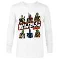 thumbnail image 1 of Star Wars Bounty Hunters May The 4th Be With You 2022 - Long Sleeve T-Shirt for Men - Customized-White, 1 of 5