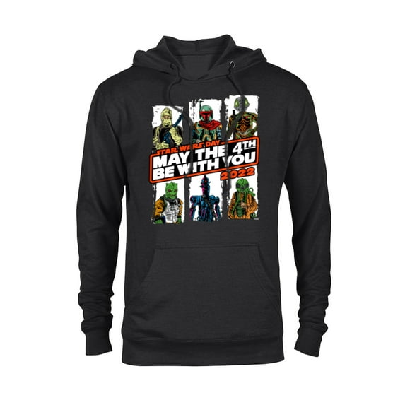 Star Wars Bounty Hunters May The 4th Be With You 2022 - Pullover Hoodie for Adults - Customized-Black