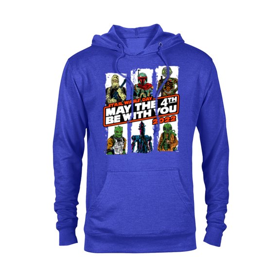 Star Wars Bounty Hunters May The 4th Be With You 2022 - Pullover Hoodie for Adults - Customized-Royal Heather