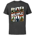 thumbnail image 1 of Star Wars Bounty Hunters May The 4th Be With You 2022 - Short Sleeve Cotton T-Shirt for Adults - Customized-Charcoal, 1 of 5