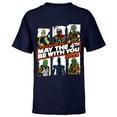 thumbnail image 1 of Star Wars Bounty Hunters May The 4th Be With You 2022 - Short Sleeve T-Shirt for Kids - Customized-Navy, 1 of 5