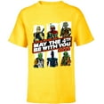 thumbnail image 1 of Star Wars Bounty Hunters May The 4th Be With You 2022 - Short Sleeve T-Shirt for Kids - Customized-Yellow, 1 of 5