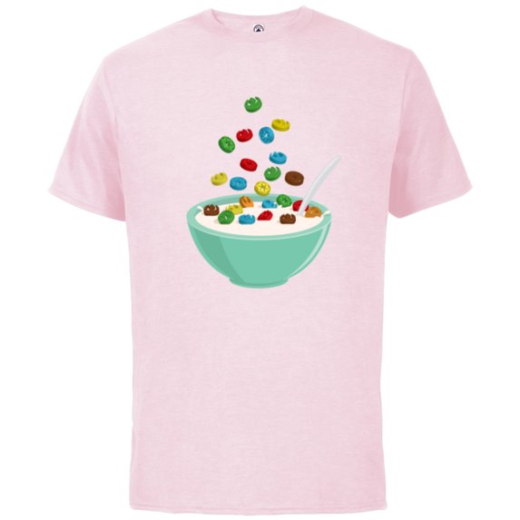 Star Wars Bowl of Cereal - Short Sleeve Cotton T-Shirt for Adults - Customized-Soft Pink