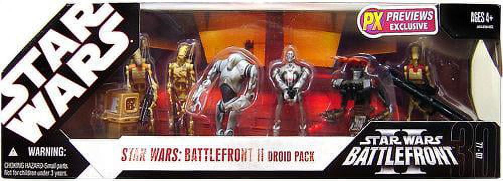 Star Wars Boxed Sets 2007 Battlefront II Droid Pack Action Figure Set