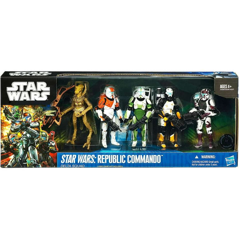 Star Wars Boxed Sets 2011 Republic Commando Delta Squad Action