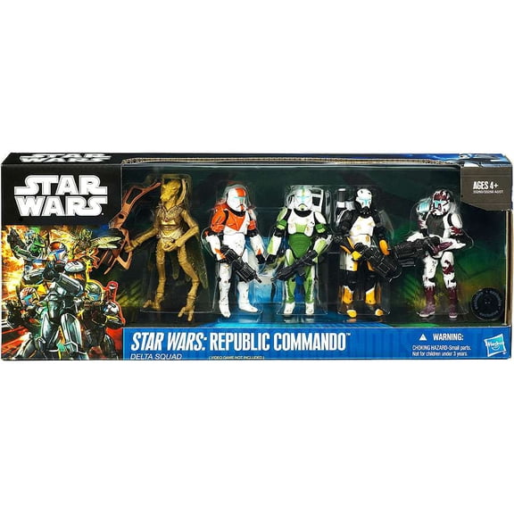 Star Wars Boxed Sets 2011 Republic Commando Delta Squad Action Figure Set