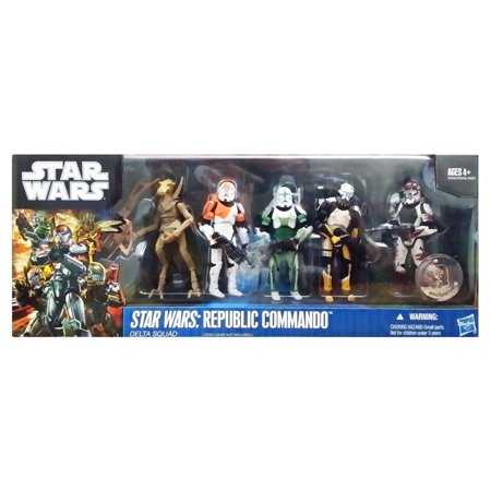 Star Wars Boxed Sets 2011 Republic Commando Delta Squad Action Figure Set