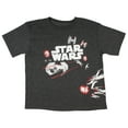 thumbnail image 1 of Star Wars Boy's Spaceship Battle Scene Logo T-Shirt, 1 of 3