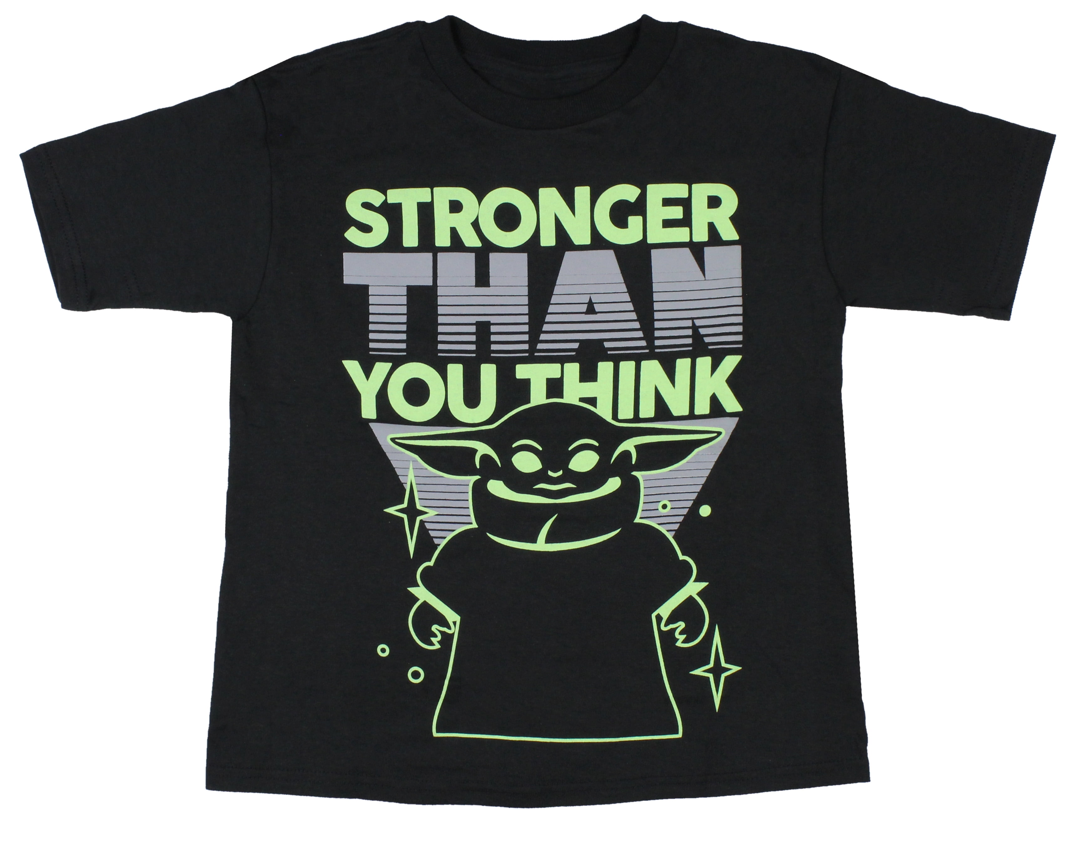 Star Wars Boy's The Mandalorian Baby Yoda Stronger Than You Think T