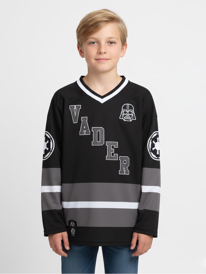 Star Wars Boys and Big Boys Darth Vader Graphic Hockey Jersey