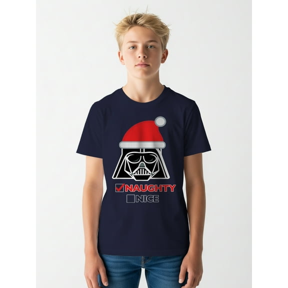 Star Wars, Boys' & Big Boys' Graphic Short-Sleeve T-Shirt, Darth Vader, Sizes 4-18