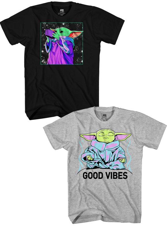 Star Wars Boys Child Vibe Graphic T-Shirt, 2-Pack, Sizes 4-18