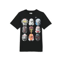 Star Wars Boys Clone Helmets, Crew Neck, Short Sleeve, Graphic T-Shirt, Sizes 4-18