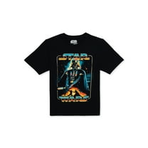 Star Wars Boys Darth Vader, Crew Neck, Short Sleeve, Graphic T-Shirt, Sizes 4-18
