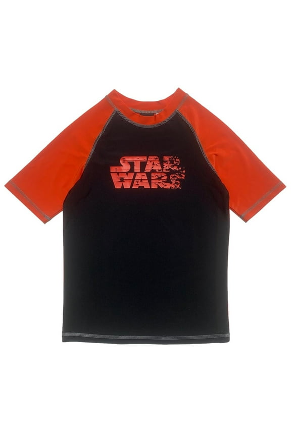 Boys' Logo Rash Guard, Sizes S-L