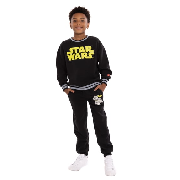 LEGO® Star Wars™ Boys Crewneck Sweatshirt and Joggers 2-Piece Set, Sizes 4-16