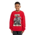thumbnail image 1 of Star Wars Boys Holiday Graphic Sweatshirt with Long Sleeves, Sizes 4-18, 1 of 5