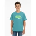 thumbnail image 1 of Star Wars, Boys' Relaxed Graphic T-Shirt, Mandalorian, Sizes 4-18, 1 of 6