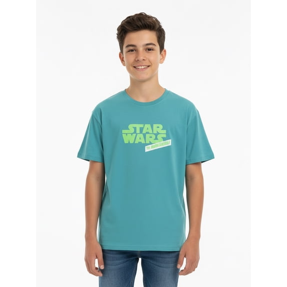 Star Wars, Boys' Relaxed Graphic T-Shirt, Mandalorian, Sizes 4-18