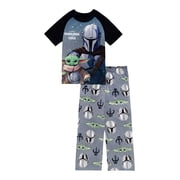 Star Wars Boys Short Sleeve Top and Pant Pajama Set, 2-Piece, Sizes 4-12