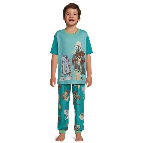 Star Wars Boys Shortsleeve Graphic Pajama Set, Sizes 4-12