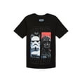 thumbnail image 1 of Star Wars Boys Split Duo, Crew Neck, Short Sleeve, Graphic T-Shirt, Sizes 4-18, 1 of 3