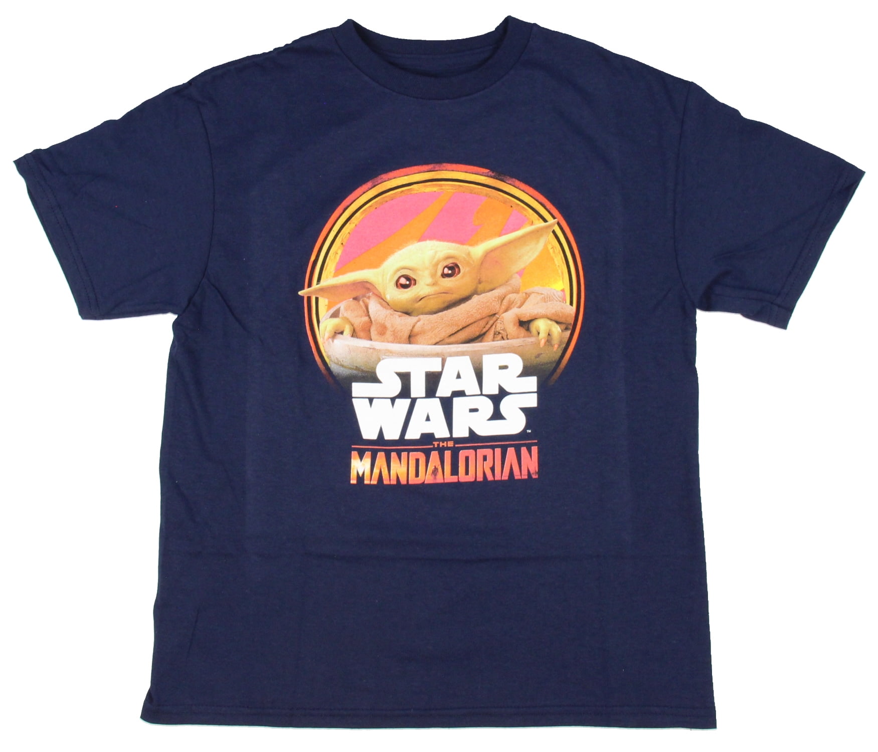T-shirt Baby Yoda – The Mandalorian – Unisexe, Blanc, Coton, Taille S – Keya