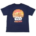 thumbnail image 1 of Star Wars Boys' The Mandalorian Baby Yoda Shirt Graphic Character T-Shirt, 1 of 4