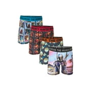 Disney Star Wars The Mandalorian Boys Underwear, 4 Pack Boxer Briefs Sizes 6-10