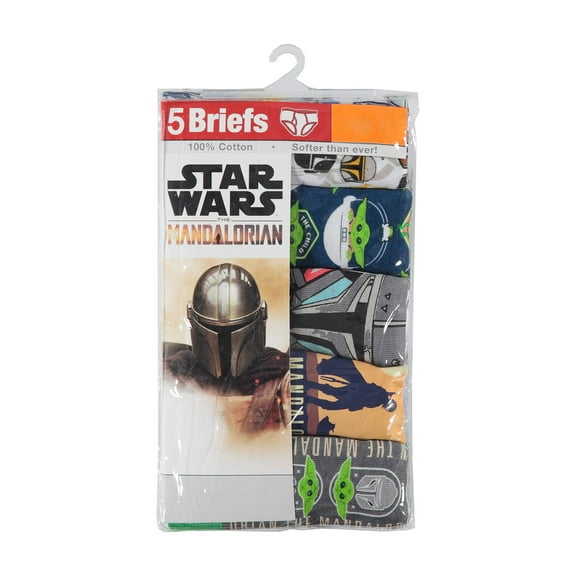 Star Wars Boys The Mandalorian Briefs, 5-Pack, Sizes S-XL