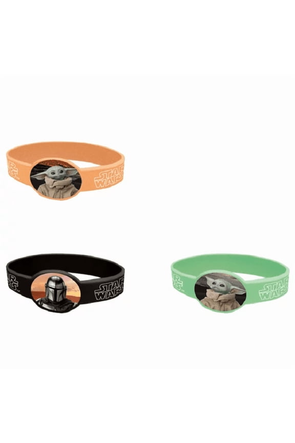 The Mandalorian The Child Baby Yoda Bracelet 3 Pack