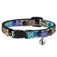 thumbnail image 1 of Star Wars Breakaway Cat Collar With Bell, Plastic Clip, Easy Adjustable, Boba Fett Boba Lives Graffiti Stacked Multi Color, 8.5 to 12 Inches 0.5 Inch Wide, 1 of 4