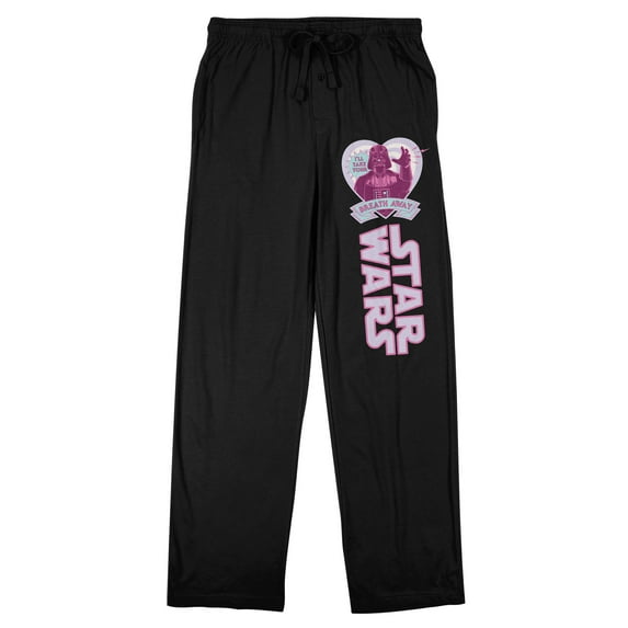 Star Wars Breath Away Men's Black Sleep Pajama Pants-Small