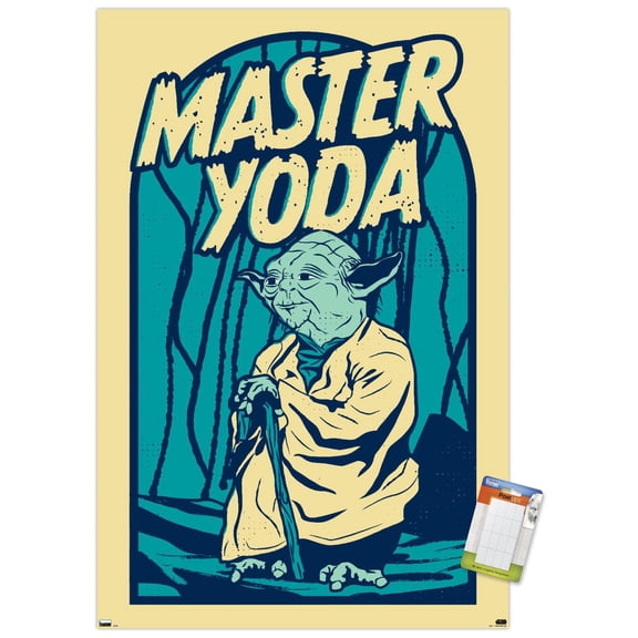 Star Wars: Bubble Gum Pop - Master Yoda Wall Poster, 22.375" x 34"