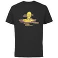 thumbnail image 1 of Star Wars C-3PO Golden Droid Portrait - Short Sleeve Cotton T-Shirt for Adults - Customized-Black, 1 of 5