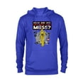 thumbnail image 1 of Star Wars C-3PO How Did We Get Into This Mess Valentine’s - Pullover Hoodie for Adults - Customized-Navy, 1 of 5