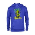 thumbnail image 1 of Star Wars C-3PO Neon Gradient - Pullover Hoodie for Adults - Customized-Royal Heather, 1 of 5