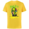 thumbnail image 1 of Star Wars C-3PO Neon Gradient - Short Sleeve Cotton T-Shirt for Adults - Customized-Yellow, 1 of 5