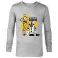 thumbnail image 1 of Star Wars C-3PO & R2-D2 Droids Will Be Droids - Long Sleeve T-Shirt for Men - Customized-Athletic Heather, 1 of 5