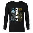 thumbnail image 1 of Star Wars C-3PO & R2D2 Best Friend Droids - Long Sleeve T-Shirt for Men - Customized-Black, 1 of 5
