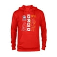 thumbnail image 1 of Star Wars C-3PO & R2D2 Best Friend Droids - Pullover Hoodie for Adults - Customized-Red, 1 of 5