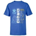 thumbnail image 1 of Star Wars C-3PO & R2D2 Best Friend Droids - Short Sleeve T-Shirt for Kids - Customized-Royal, 1 of 5