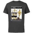 thumbnail image 1 of Star Wars C-3PO Re-Assembly Guide Wookiee Edition Funny - Short Sleeve Cotton T-Shirt for Adults - Customized-Charcoal, 1 of 5