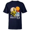 thumbnail image 1 of Star Wars C-3PO and R2-D2 Tatooine Droid Besties - Short Sleeve T-Shirt for Kids - Customized-Navy, 1 of 5