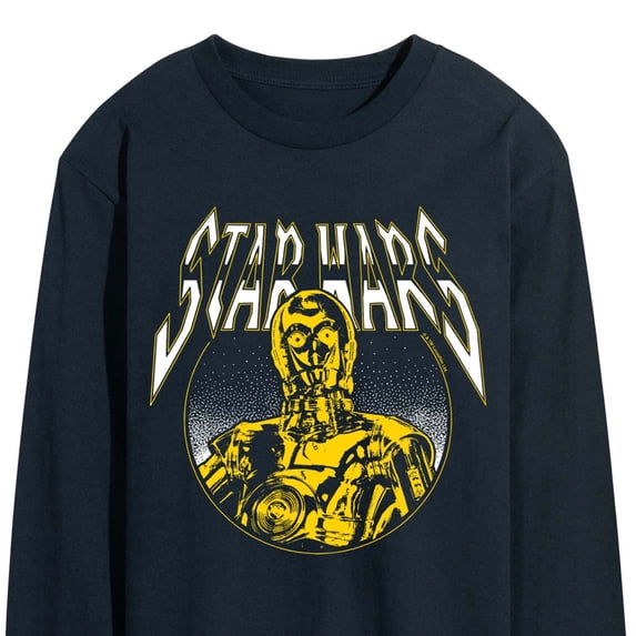 Star Wars - C3PO Men's Long Sleeve Graphic T-Shirt