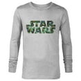 thumbnail image 1 of Star Wars Camo Logo - Long Sleeve T-Shirt for Men - Customized-Athletic Heather, 1 of 5