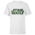 thumbnail image 1 of Star Wars Camo Logo - Short Sleeve T-Shirt for Kids - Customized-White, 1 of 5